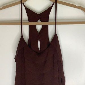 Naked Zebra Size S Brown Blouse